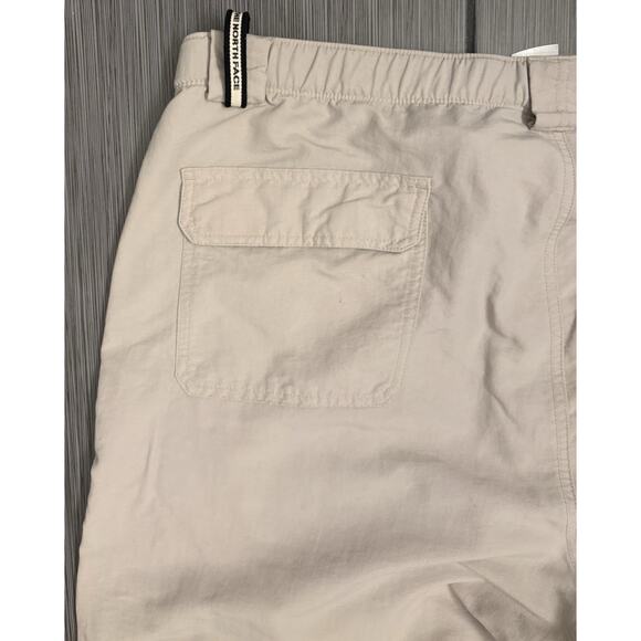 The North Face Convertible Pants Men Tan Paramount Peak Belted Zip Off Size XXL - Picture 8 of 10